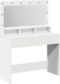 vidaXL Τραπέζι περιποίησης Λευκό 100 x 41 x 135 εκ. Επεξεργασμένο ξύλο