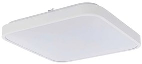 Φωτιστικό Οροφής - Πλαφονιέρα Agnes Square 8135 Led 16W 4000K 33,5X33,5cm White Nowodvorski Μέταλλο,Πλαστικό