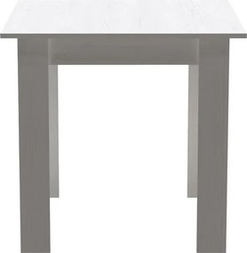 Τραπέζι Manka I μελαμίνη σε λευκή απόχρωση 80x80x77εκ 80x80x77 εκ.