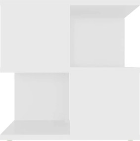 vidaXL Τραπέζι Βοηθητικό Λευκό 40 x 40 x 40 εκ. από Επεξ. Ξύλο