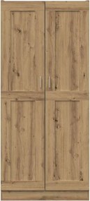 vidaXL Ντουλάπι Τεχνίτης Δρυς 82,5x30,5x185 εκ. από Επεξεργασμένο Ξύλο
