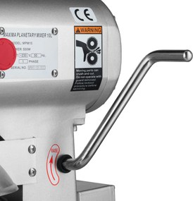 Planetary Mixer - 10L - Up to 5kg Dough - 3 Speed