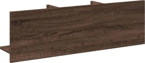 vidaXL Ντουλάπι Τοίχου Καφέ Δρυς 100x16,5x30 εκ. Επεξεργασμένο Ξύλο