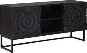 vidaXL Ντουλάπι TV Μαύρο 105 x 30 x 54 εκ