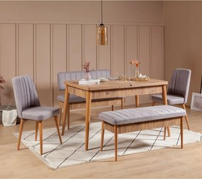 Ταμπουρέ Πεύκο Atlantic / Soho VINA 110x40x48