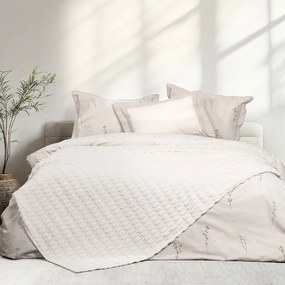 Κουβέρτα Fleece Υπέρδιπλη (220x240) Nima Savara Ivory