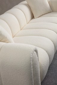 3-Seat Sofa Puffy 3 - White White