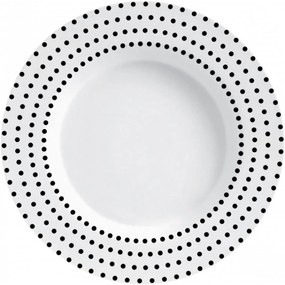Σερβίτσιο Πιάτων Πορσελάνης Matrix Black – 20τμχ - Cryspo Trio