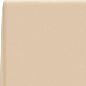 vidaXL Μαξιλάρι πλάτης SOEST 100% Πολυεστέρας Κρεμ 60 x 20 x 40 cm