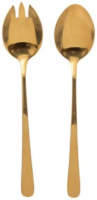 Κουτάλες Σαλάτας (Σετ 2τμχ) S-D Cutlery Gold 194918B