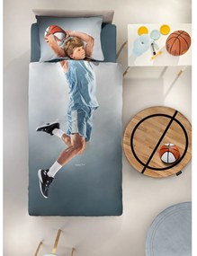 Σεντόνια Παιδικά Hoop (Σετ 3τμχ) Grey Saint Clair Single 170x250cm 100% Cotton