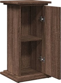 vidaXL Βάση Οθόνης με Αποθ. Καφέ Δρυς 31x30x60 εκ. Επεξεργασμένο Ξύλο