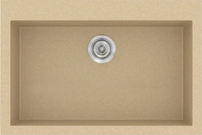 Sanitec Classic 338 (70×50) - Γρανιτένιος νεροχύτης - Granite Cappuccino