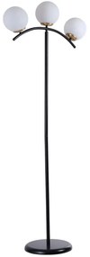 Φωτιστικό Δαπέδου 534LUN5450 30x154cm 3xE27 40W White-Black Opviq