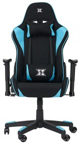 Serioux X-GC01-2D-T-B Torin Καρέκλα Gaming Δερματίνης με Ρυθμιζόμενα Μπράτσα Μαύρο / Μπλε