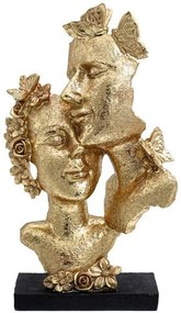Διακοσμητική Φιγούρα Faces 374-224-407 17x10x29cm Gold Πολυρεσίνη