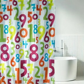 Κουρτίνα Μπάνιου (240x180) Με Κρίκους San Lorentzo Infant Numbers