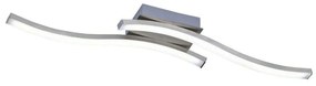 Φωτιστικό Οροφής - Πλαφονιέρα Route R62472107 2x5W Led 9x56x7cm 3000K Nickel RL Lighting Metal