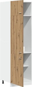 VidaXL Ντουλάπι Ψυγείου "Lyon" Δρυς Artisan 60x57x207 εκ. από Τεχνητό Ξύλο