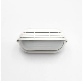 Απλίκα Φωτιστικό Τοίχου Με Σκιάδα E27 60W IP60 POINT Viokar 0172614531 Λευκό