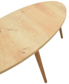 Τραπέζι σαλονιού Barton sonoma-καφέ 90x45x40εκ 90x45x40 εκ.