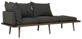 Καναπές Γωνιακός Τριθέσιος Lounge Around 5750C723-04 231,6x74,5x40,3cm Dark Oak-Dark Grey Umage