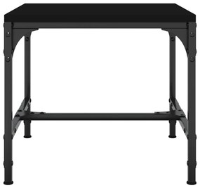 vidaXL Βοηθητικά Τραπέζια 2 τεμ. Μαύρα 40x40x35 εκ. Επεξεργασμένο Ξύλο