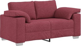 vidaXL Καναπές 3 pcs Κόκκινο Άνεμο 219 x 80 x 82 εκ