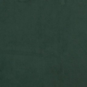 Πλαίσιο Κρεβατιού Σκούρο Πράσινο 180x200 εκ. Βελούδινο - Πράσινο