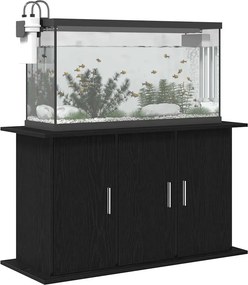 vidaXL Βάση Ενυδρείου Μαύρη Δρυς 101x41x58 εκ. από Τεχνητό Ξύλο