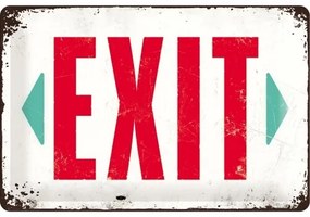 Μεταλλική πινακίδα Exit