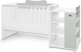 BED MULTI 190/72 COLOUR WHITE/MILKY GREEN