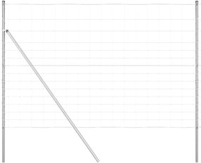 vidaXL Περίφραξη Αγρού 1.6x25 μ Γαλβανισμένος Χάλυβας