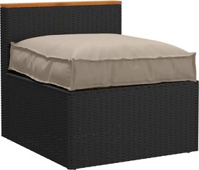 vidaXL Μαξιλάρι Taupe 70 x 70 x 12 cm Ύφασμα Όξφορντ