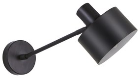 SE21-BL-22-MS1 ADEPT BLACK WALL LAMP BLACK METAL SHADE+ HOMELIGHTING 77-8323