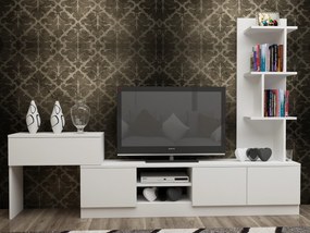 Σύνθεση Τηλεόρασης Team - Χρώμα Λευκό - 120x29,5x38εκ