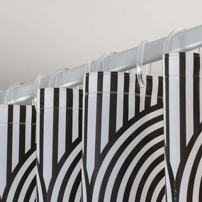 Brave 180x200 black κουρτίνα μπάνιου πλαστική Sealskin