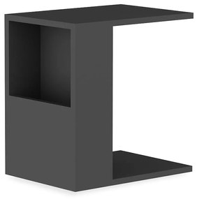 Side table Zane in anthracite color 40x30x50cm 40x30x50 εκ.