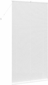vidaXL Βενετσιάνικες Ρόδες Λευκό 220 x 120 εκ Αλουμίνιο