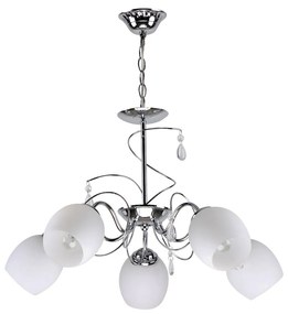 Φωτιστικό Οροφής Πολύφωτο Homelighting Ferrow 77-8084 Chrome