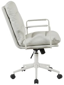 Καρέκλα γραφείου διευθυντη Kreno pakoworld PES γκρι 56x67x89-97εκ