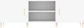 vidaXL Έπιπλο Τηλεόρασης Λευκό 150x30x50 εκ. από Επεξεργασμένο Ξύλο