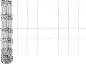 vidaXL Τεντώτο με στήριγμα Ασημί 0,8 x 25 m Ατσάλι