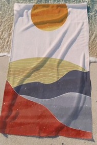 Stewehome Πετσέτα παραλίας με ψηφιακή εκτύπωση 75x150 cm