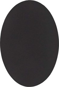 vidaXL Χαλιά χώρου Ωοειδής HUARTE Μαύρο 160 x 230 cm 100% Πολυεστέρας