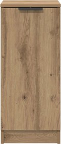 vidaXL Πλαϊνό γραφείο Artisan Oak 30 x 30 x 70 εκ. Επεξεργασμένο ξύλο