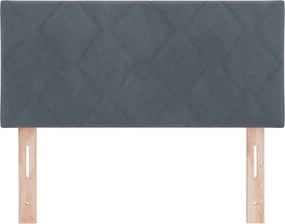 vidaXL Κεφαλάρι Σκούρο Γκρι 90 cm Βελούδο