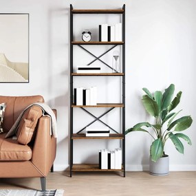 vidaXL Βιβλιοθήκη Παλαιό ξύλο 60 x 30 x 188 εκ Επεξεργασμένο ξύλο