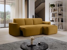 Γωνιακός καναπές Umbert-Moustardi-Αριστερή