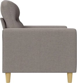 vidaXL Καναπές Διθέσιος Taupe 120 εκ. Υφασμάτινος